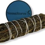 NessaStores 14 pcs Ruda Rue Smudge Sticks, 4-Inch Hand Tied, All Natural, Ethically Sourced for Home Cleansing, Clearing Negative Energy, & Attracting Positivity JC-204