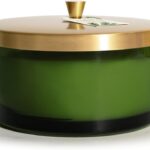 Thymes Frasier Fir Scented Candles for Home Decor – Green Heritage Holiday Candle – Notes of Siberian Fir Needles, Cedarwood & Sandalwood – Luxury Home Fragrance Gifts for Women & Men (4-Wick, 21 oz)