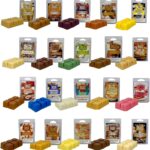 Scented Wax Melts Bar Cubes - 20 Pack - The Ultimate Bakery Set - Made in The USA - Wax Bars Wax Cubes for Scented Wax melt Warmer
